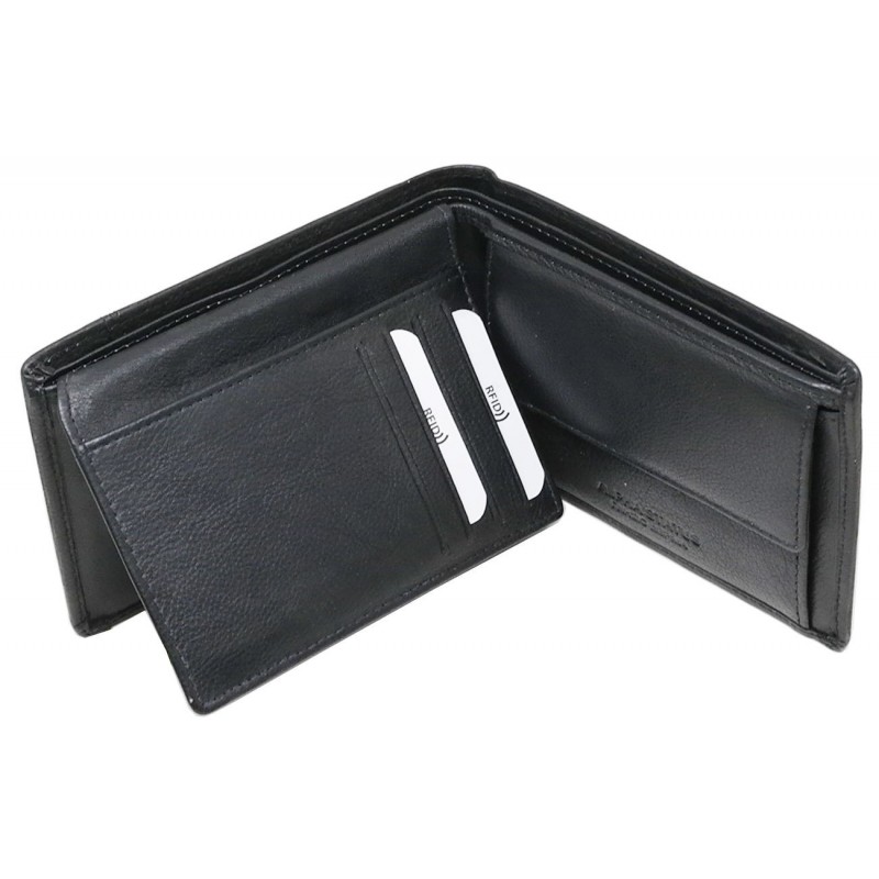 Δερμάτινο Πορτοφόλι ALPHA STATUS 10101-F RFID BLACK
