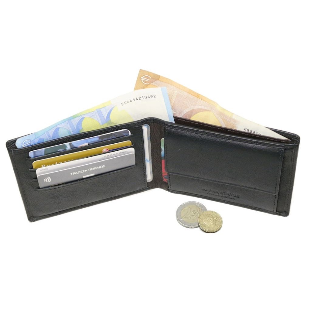 Δερμάτινο Πορτοφόλι ALPHA STATUS 10103-0 RFID TAN