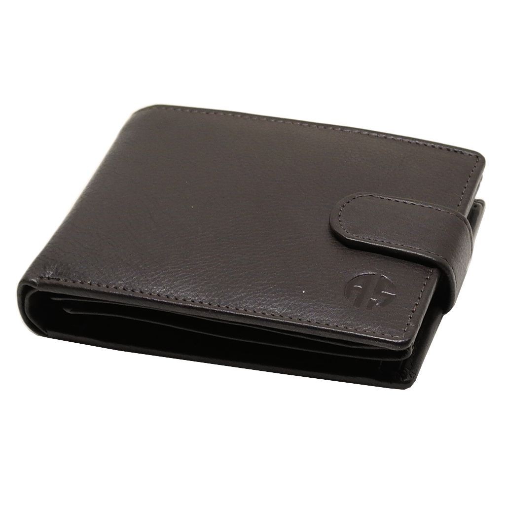 Δερμάτινο Πορτοφόλι ALPHA STATUS 10106-0 RFID COCCOA BROWN