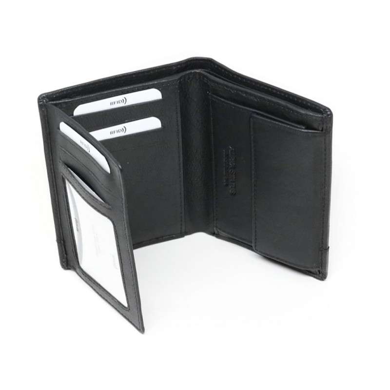 Δερμάτινο Πορτοφόλι ALPHA STATUS 10104-0 RFID BLACK