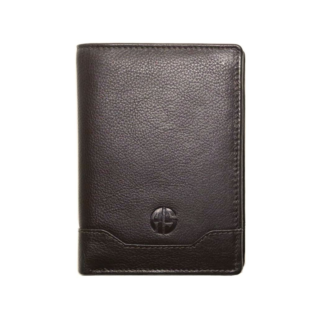 Δερμάτινο Πορτοφόλι ALPHA STATUS 10104-0 RFID COCCOA BROWN