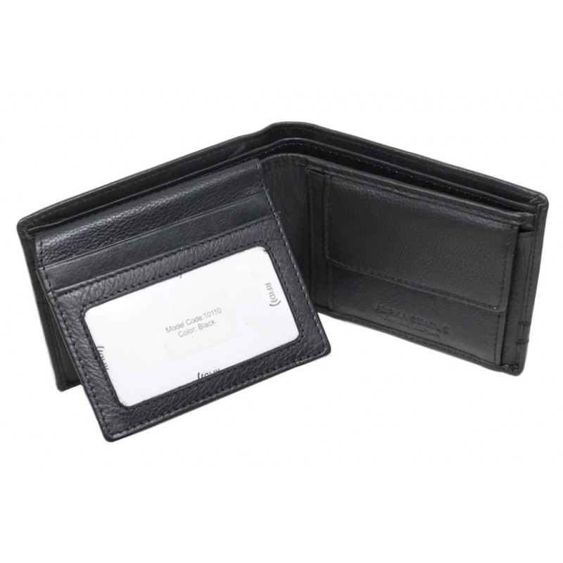 Δερμάτινο Πορτοφόλι ALPHA STATUS 10110-0 RFID BLACK