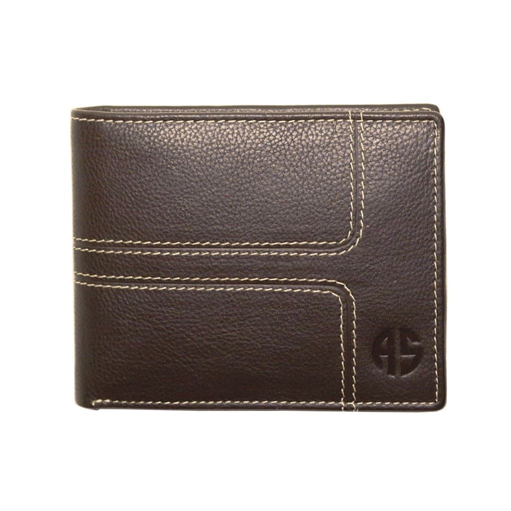 Δερμάτινο Πορτοφόλι ALPHA STATUS 10115-0 RFID COCCOA BROWN