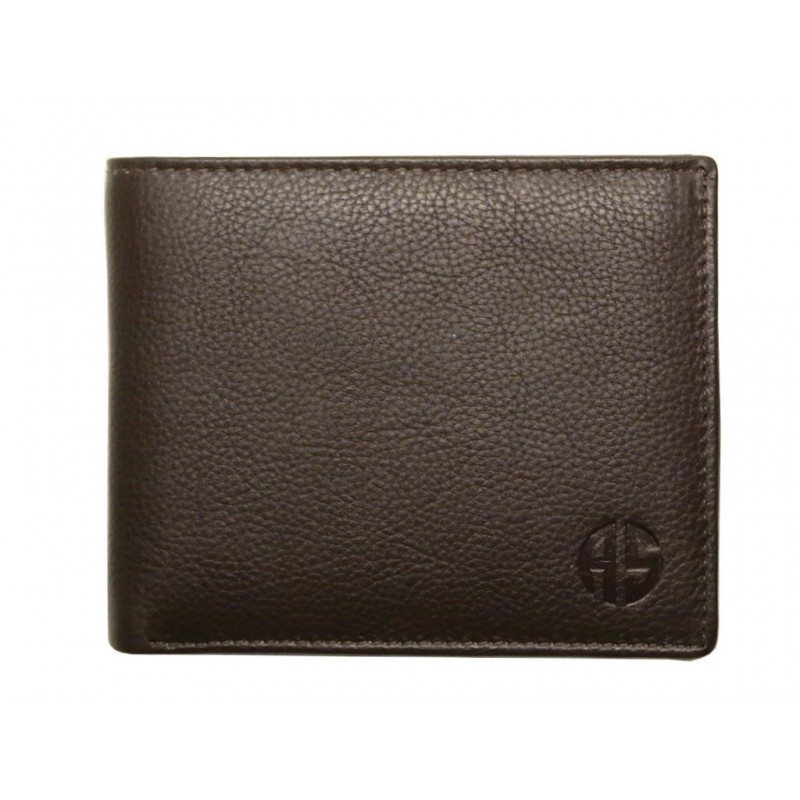 Δερμάτινο Πορτοφόλι ALPHA STATUS 10114-0 RFID COCCOA BROWN