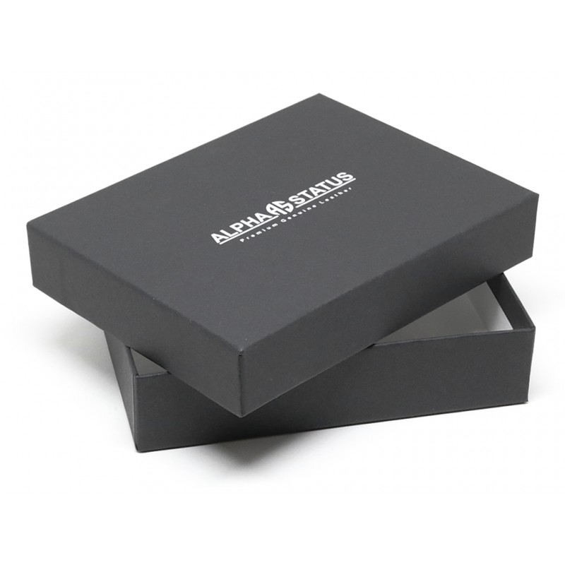 ALPHA STATUS 10101FD-0 RFID BLACK ΔΕΡΜΑΤΙΝΟ ΠΟΡΤΟΦΟΛΙ