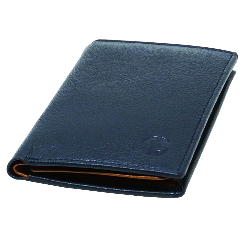 ALPHA STATUS 10104D RFID NAVY BLUE ΔΕΡΜΑΤΙΝΟ ΠΟΡΤΟΦΟΛΙ