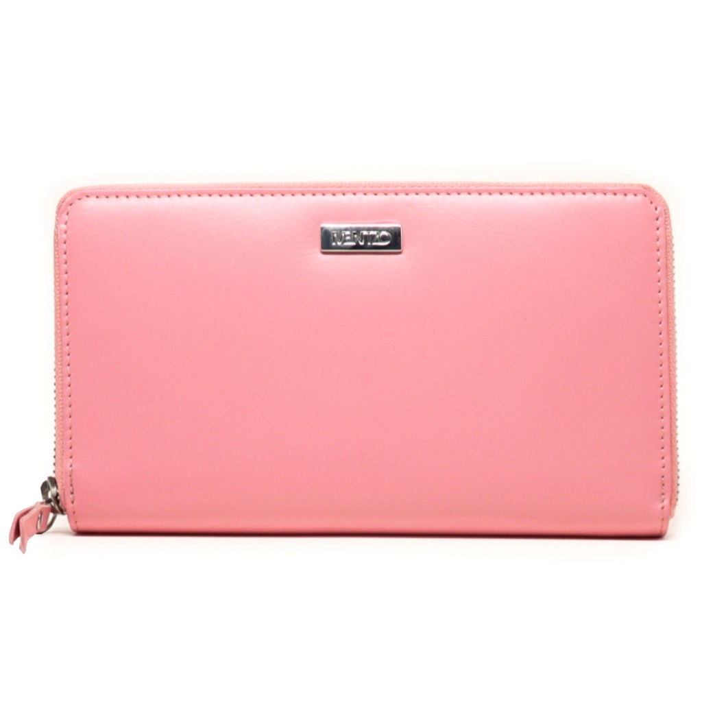 MENTZO L202 LIGHT PINK RFID SELENE ΔΕΡΜΑΤΙΝΟ ΠΟΡΤΟΦΟΛΙ