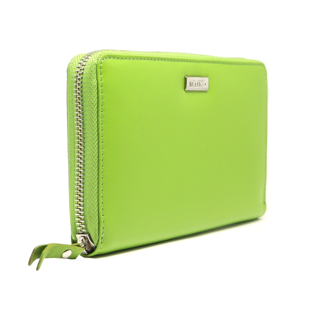 MENTZO L202 GREEN RFID SELENE ΔΕΡΜΑΤΙΝΟ ΠΟΡΤΟΦΟΛΙ