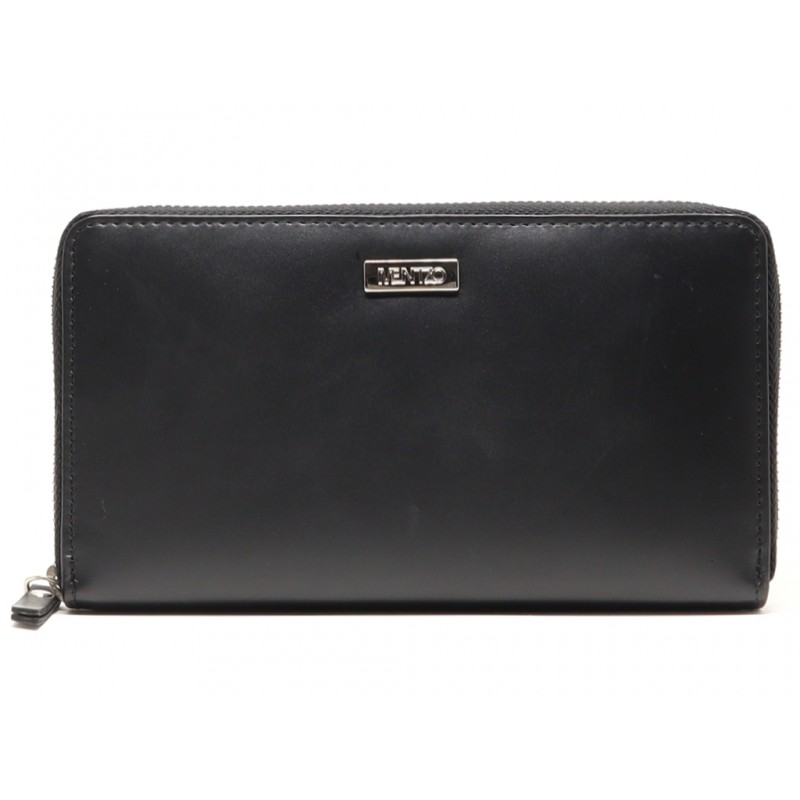 MENTZO L202 BLACK RFID SELENE ΔΕΡΜΑΤΙΝΟ ΠΟΡΤΟΦΟΛΙ