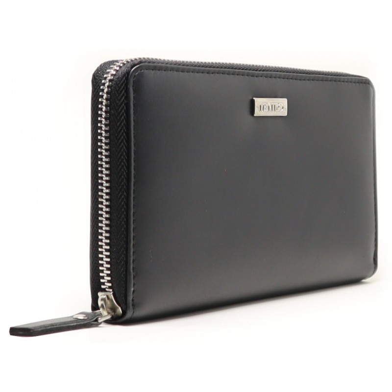 MENTZO L202 BLACK RFID SELENE ΔΕΡΜΑΤΙΝΟ ΠΟΡΤΟΦΟΛΙ