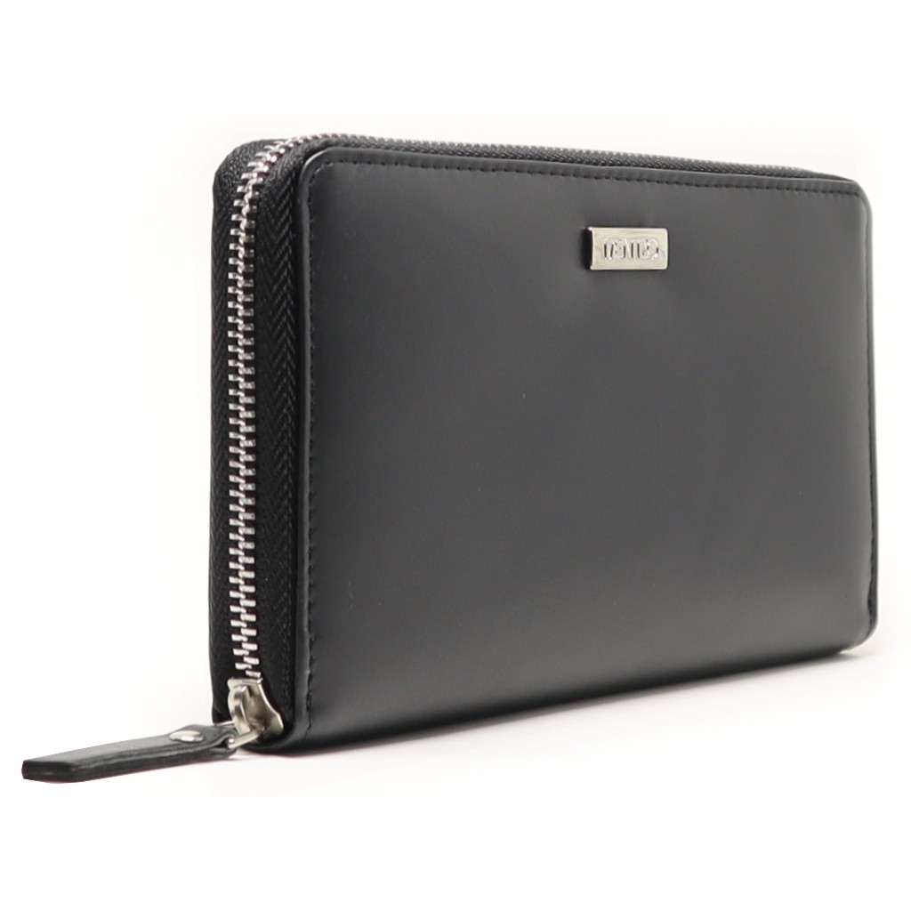 MENTZO L202 BLACK RFID SELENE ΔΕΡΜΑΤΙΝΟ ΠΟΡΤΟΦΟΛΙ