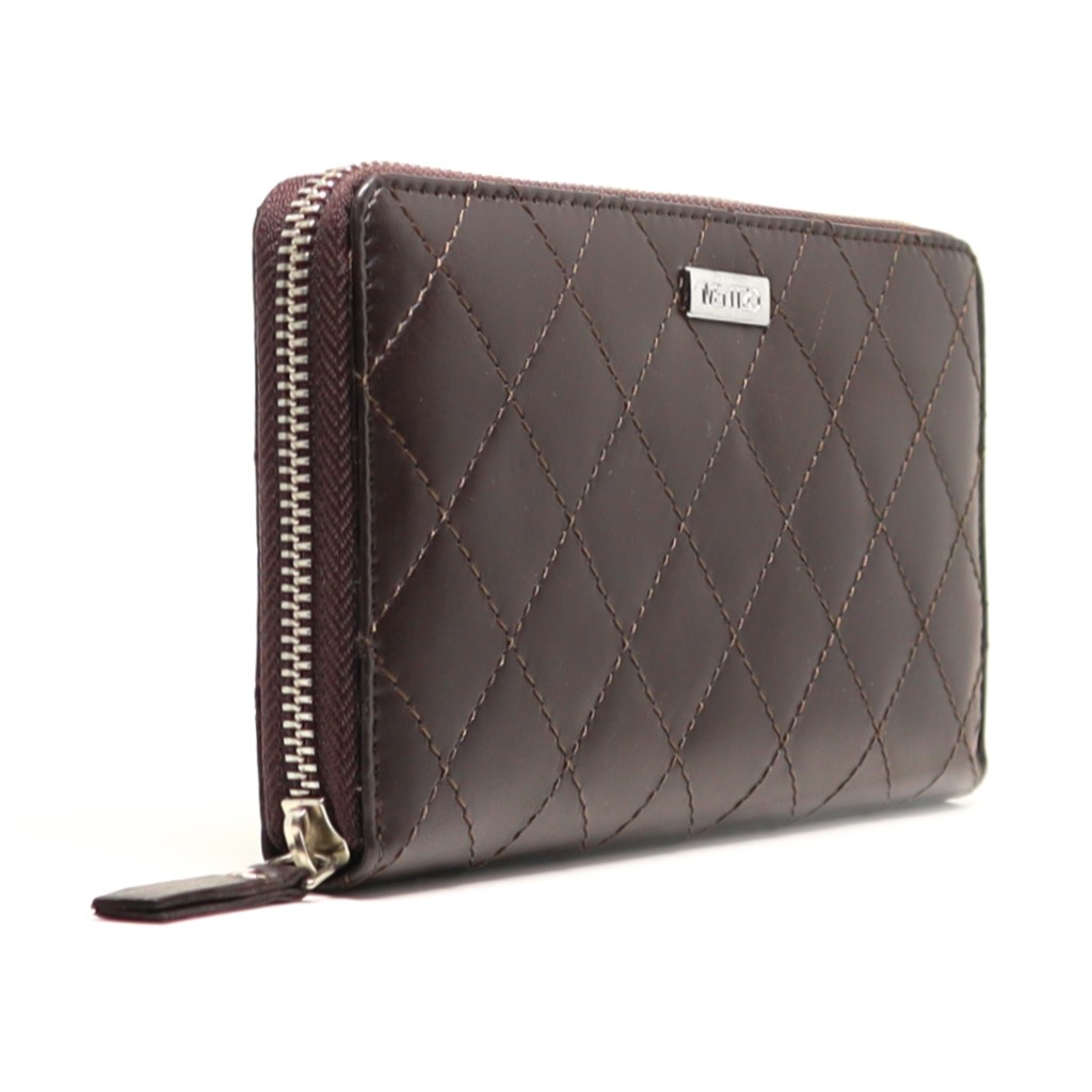 MENTZO L202D BROWN RFID SELENE ΔΕΡΜΑΤΙΝΟ ΠΟΡΤΟΦΟΛΙ