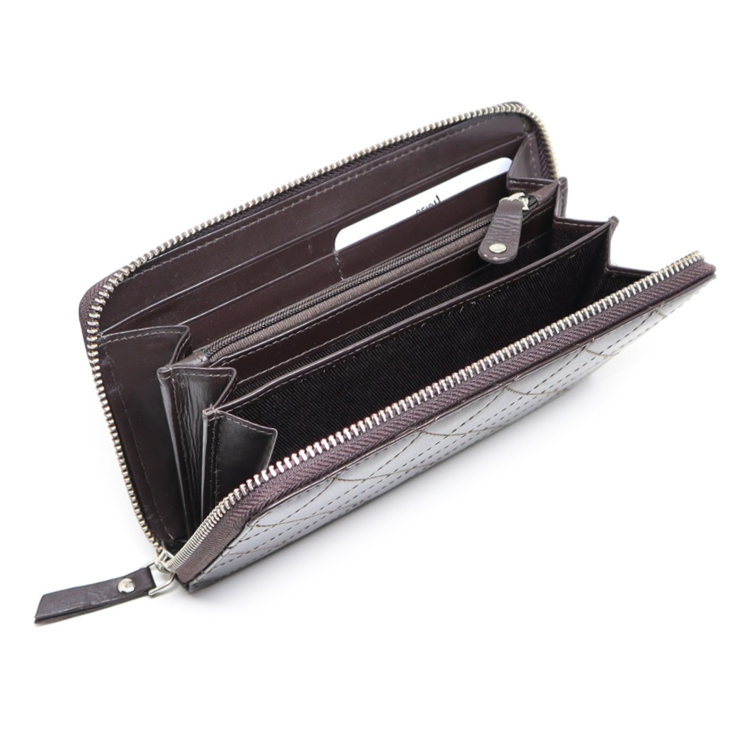 MENTZO L202D BROWN RFID SELENE ΔΕΡΜΑΤΙΝΟ ΠΟΡΤΟΦΟΛΙ