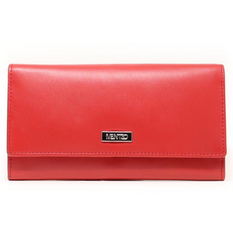 MENTZO L310 RED RFID ATHENA ΔΕΡΜΑΤΙΝΟ ΠΟΡΤΟΦΟΛΙ