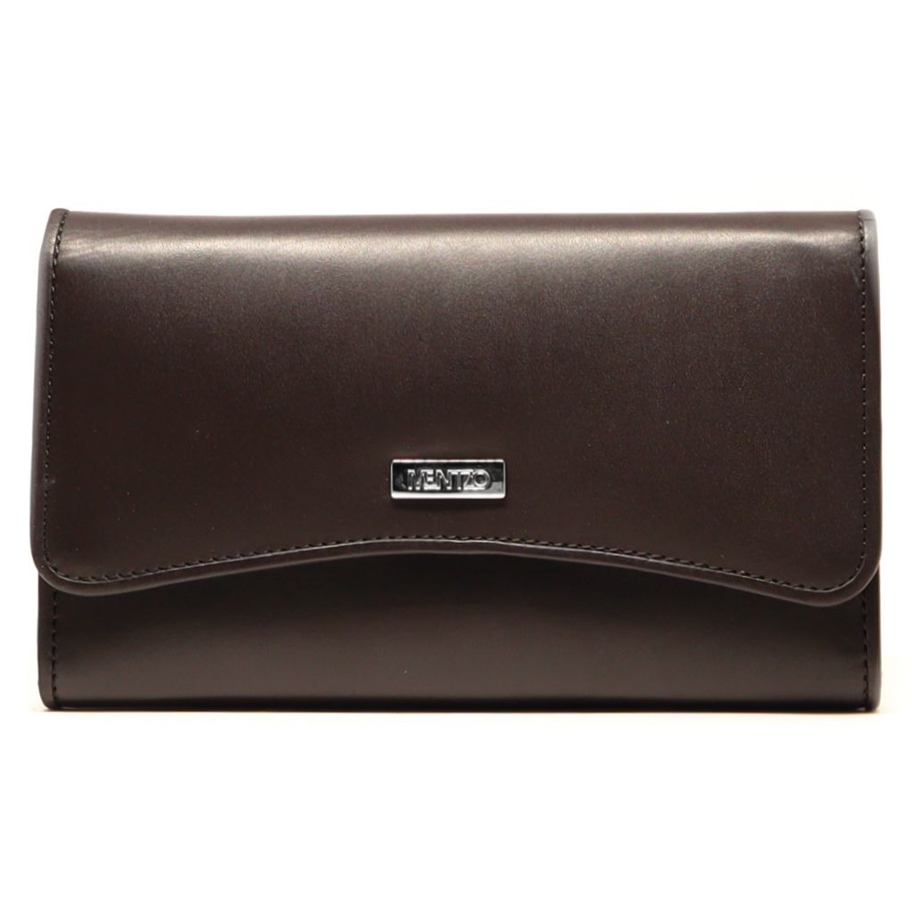 MENTZO L203 COCCOA BROWN RFID GAIA ΔΕΡΜΑΤΙΝΟ ΠΟΡΤΟΦΟΛΙ