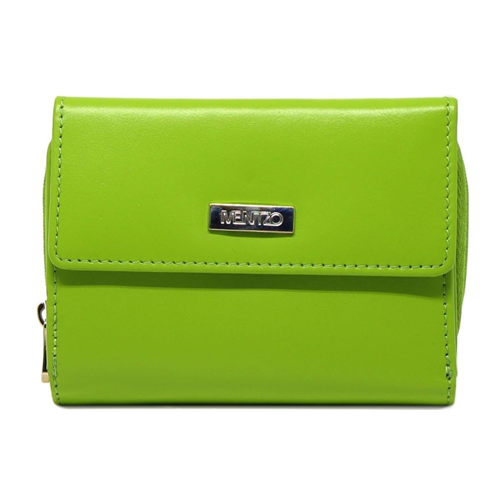MENTZO L201 GREEN RFID CALYPSO ΔΕΡΜΑΤΙΝΟ ΠΟΡΤΟΦΟΛΙ