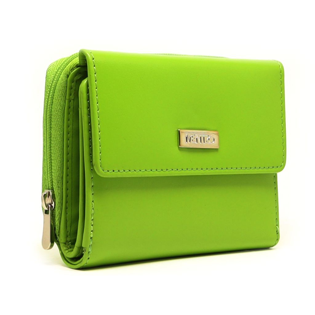 MENTZO L201 GREEN RFID CALYPSO ΔΕΡΜΑΤΙΝΟ ΠΟΡΤΟΦΟΛΙ