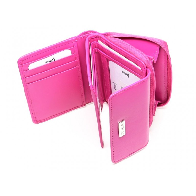 MENTZO L201 ΦΟΥΞ RFID CALYPSO ΔΕΡΜΑΤΙΝΟ ΠΟΡΤΟΦΟΛΙ