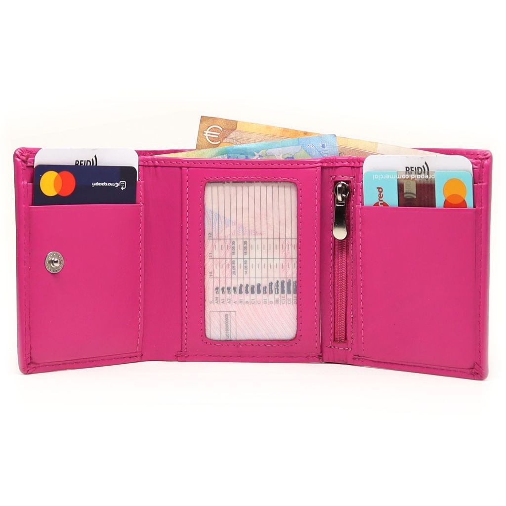 MENTZO L301 ΦΟΥΞ RFID IRIS ΔΕΡΜΑΤΙΝΟ ΠΟΡΤΟΦΟΛΙ