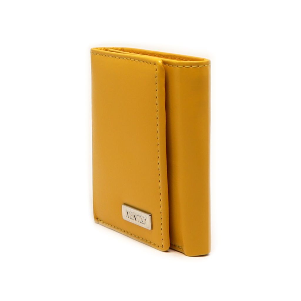 MENTZO L301 YELLOW RFID IRIS ΔΕΡΜΑΤΙΝΟ ΠΟΡΤΟΦΟΛΙ