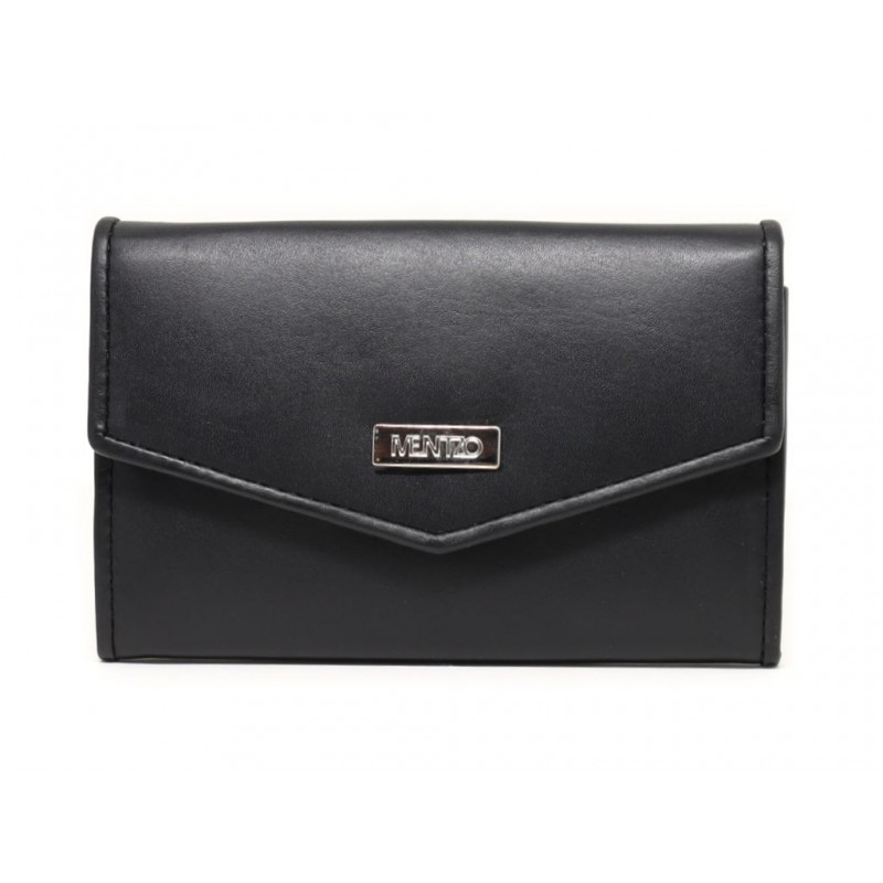 MENTZO L315 BLACK RFID AELLA ΔΕΡΜΑΤΙΝΟ ΠΟΡΤΟΦΟΛΙ ΓΙΑ ΨΙΛΑ