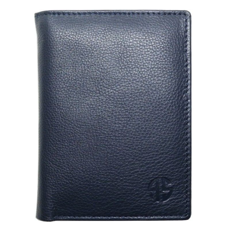 ALPHA STATUS 10104D RFID NAVY BLUE ΔΕΡΜΑΤΙΝΟ ΠΟΡΤΟΦΟΛΙ